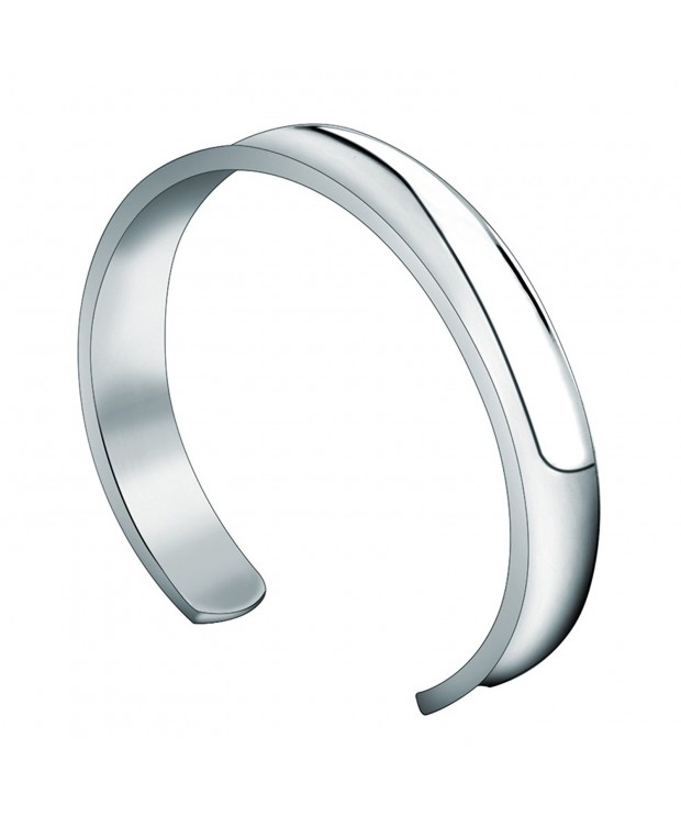 WUSUANED Stainless Bracelet Bangle silver