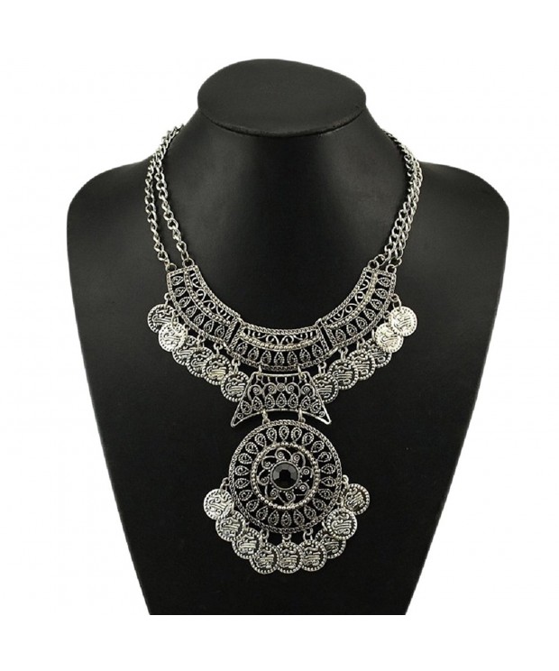 Doinshop Bohemian Festival Statement Necklace