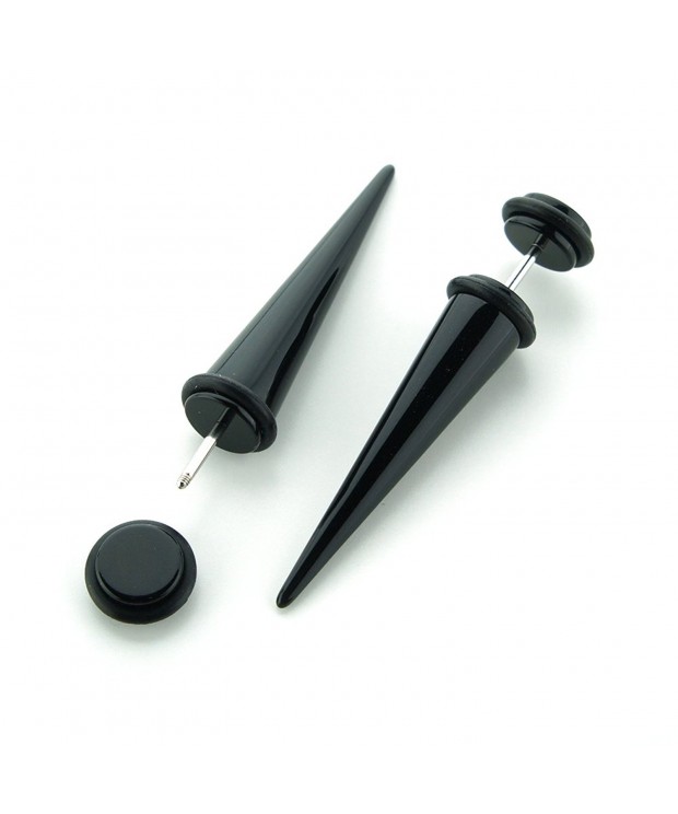 Solid Black Acrylic Tapers Cheaters
