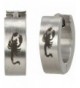 Stainless Steel Scorpion Huggie Earrings