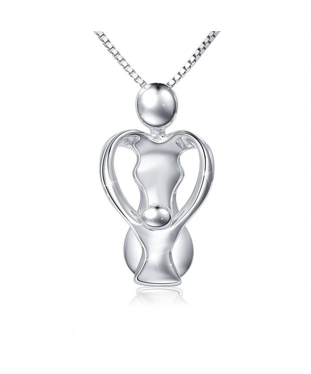 Sterling Silver Loving Pendant Necklace