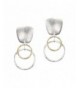 Marjorie Baer Earring Layered Silver