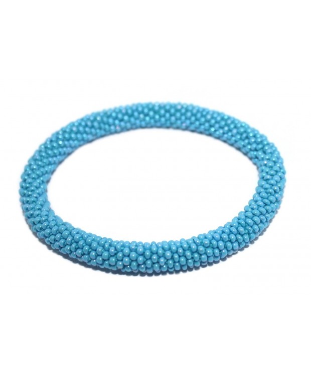 Crochet Glass Bracelet Nepal bracelet