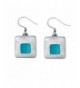 Danforth Stability teal Pewter Earrings