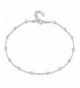 Fine Sterling Silver Adjustable Anklet