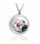 Zysta Stainless Floating Pendant Necklace