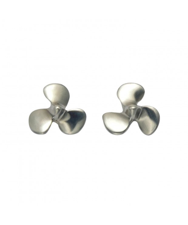 Small Sterling Silver Propeller Earrings