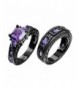 European Amethyst Pieces Promise Couples