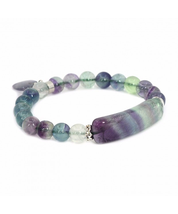 Natural Fluorite Precious Gemstone Bracelet