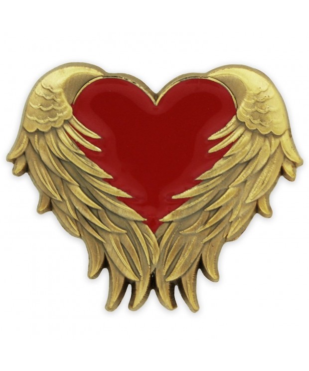 PinMarts Heart Antique Angel Enamel