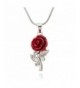 PammyJ Crystal Silvertone Pendant Necklace