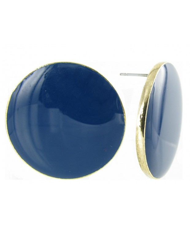 Large Shaped Earrings Enamel Plating