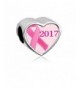 LovelyCharms Breast Cancer Awareness Bracelets