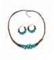 Handmade Turquoise Necklace Earrings earrings