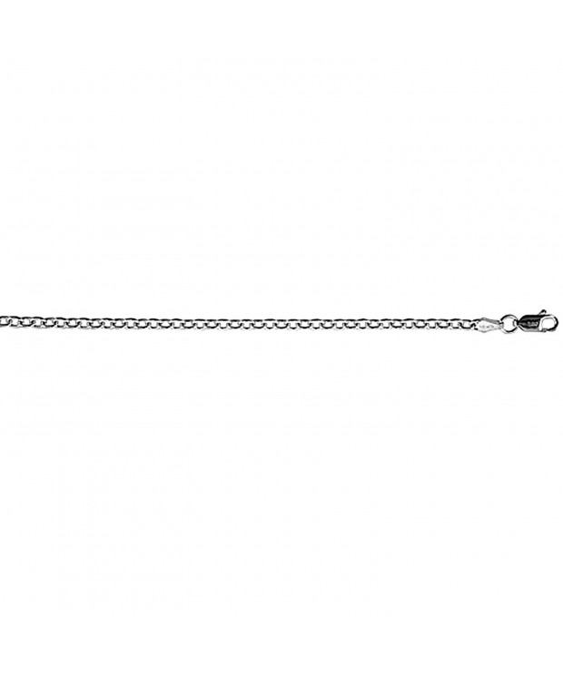 Sterling Silver Cable Necklace Nickel