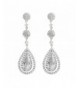 SELOVO Zirconia Pretty Dangle Earrings