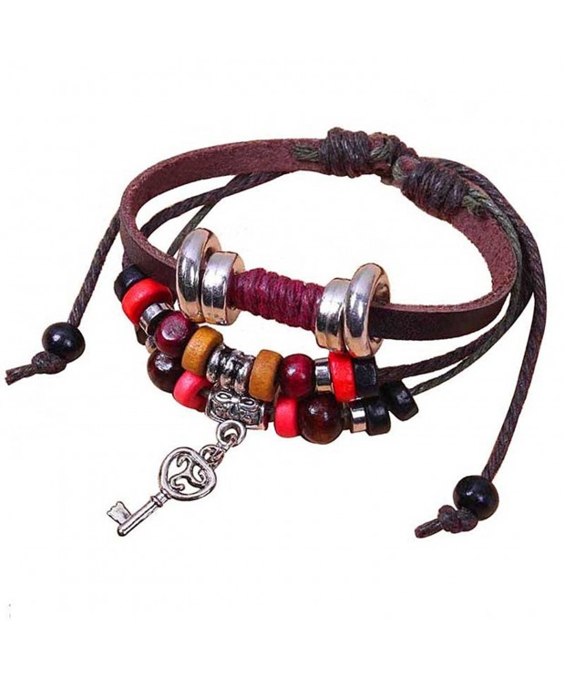 Handmade Leather Bracelet Charm BLB029 k