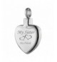 Perfect Memorials Stainless Cremation Jewelry