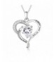 Sterling Silver Necklace Heart Pendant