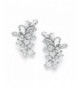 Mariell Zirconia Marquis Cut Graceful Earrings