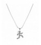 chelseachicNYC Crystal Marathon Runner Necklace