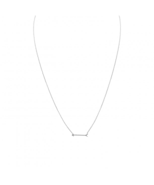 Sterling Silver Arrow Design Necklace