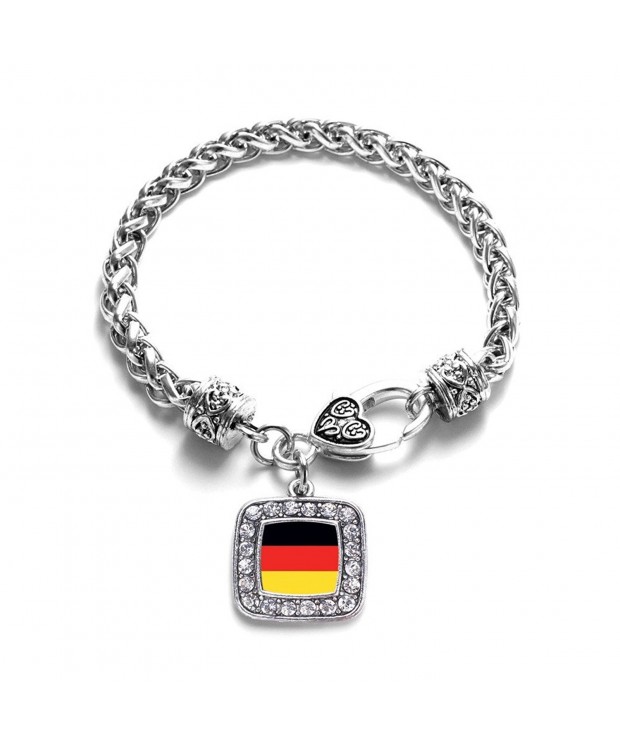 Germany Classic Silver Crystal Bracelet