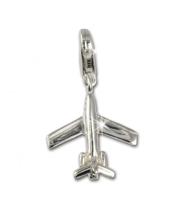 SilberDream airplane Sterling Charms FC3043
