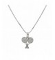 Lux Accessories Rackets Pendant Necklace