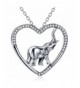 YFN Sterling Pendant Necklace Elephant