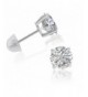 Sterling Silver Earrings Swarovski Zirconia