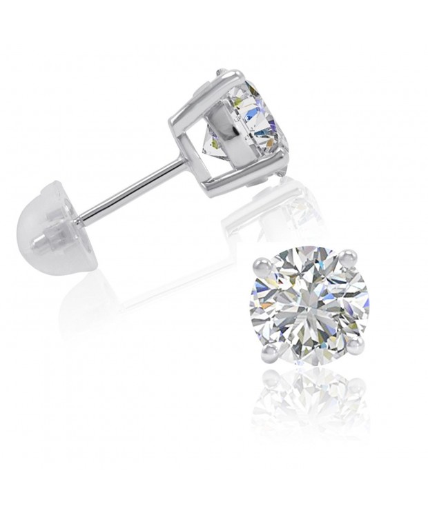 Sterling Silver Earrings Swarovski Zirconia