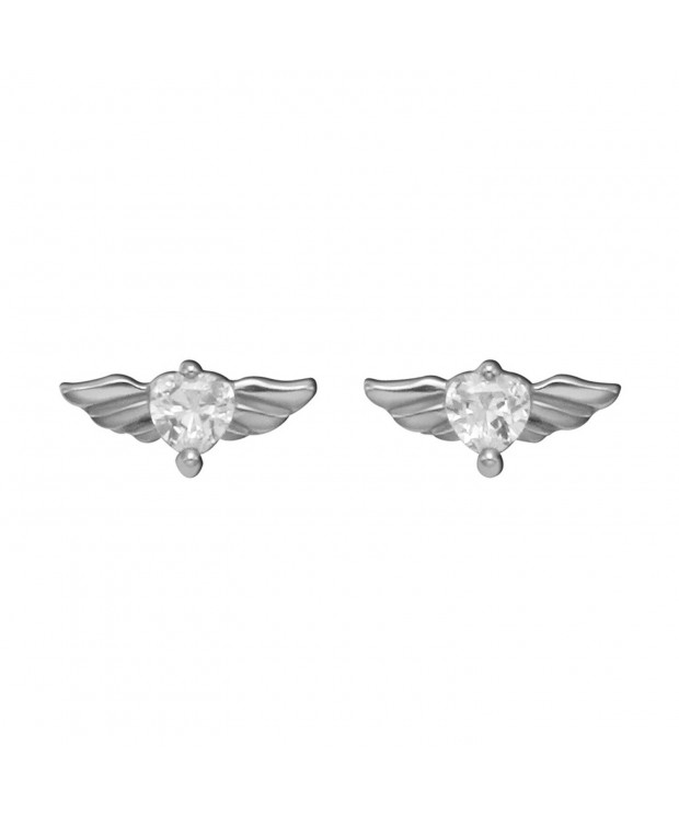 Stainless Steel Earrings Shaped Crystal