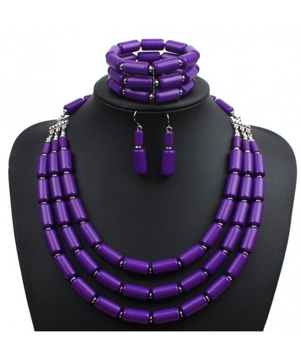 Lanue Handmade Multilayer Statement Necklace