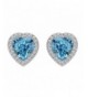 BriLove Sterling Austrian Earrings Birthstone