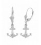 Sterling Silver Fouled Nautical Earrings