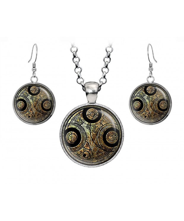 Pendant Necklace Earrings Gallifrey Presents