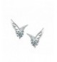 Sterling Silver Angles Wings Earrings