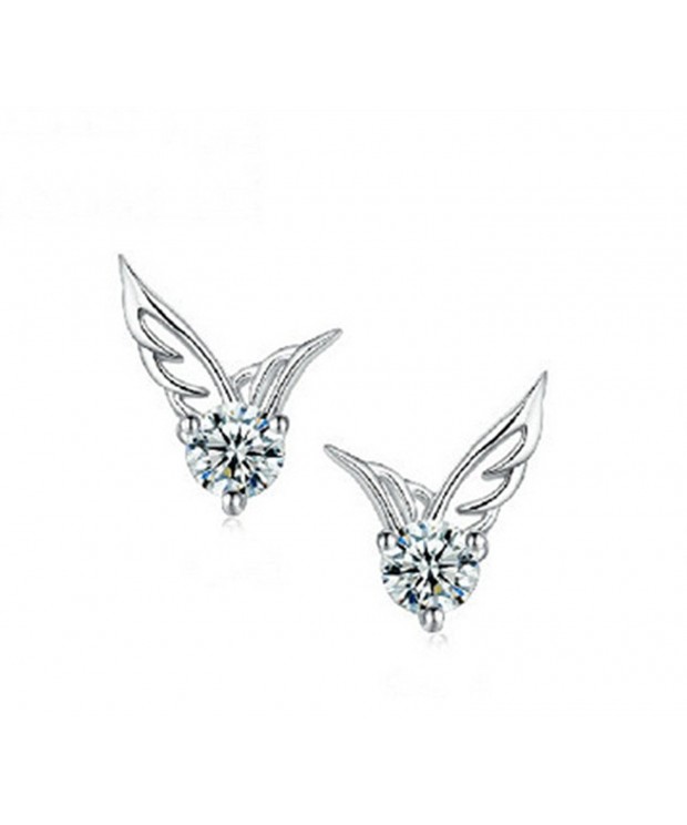 Sterling Silver Angles Wings Earrings