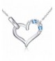 Christmas Two Tone Forever Heart Necklace
