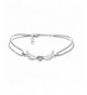 Mother Sterling Silver Bracelet Crystal