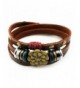 Mandy Flower Leather Adjustable Bracelet