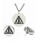 Potter Deathly Hallows Necklace Earring