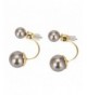 Double Earrings Jacket Classic Simulated