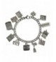 Writer Stainless Steel Pewter Bracelet