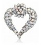 Akianna Silver tone Swarovski Crystals Valentine