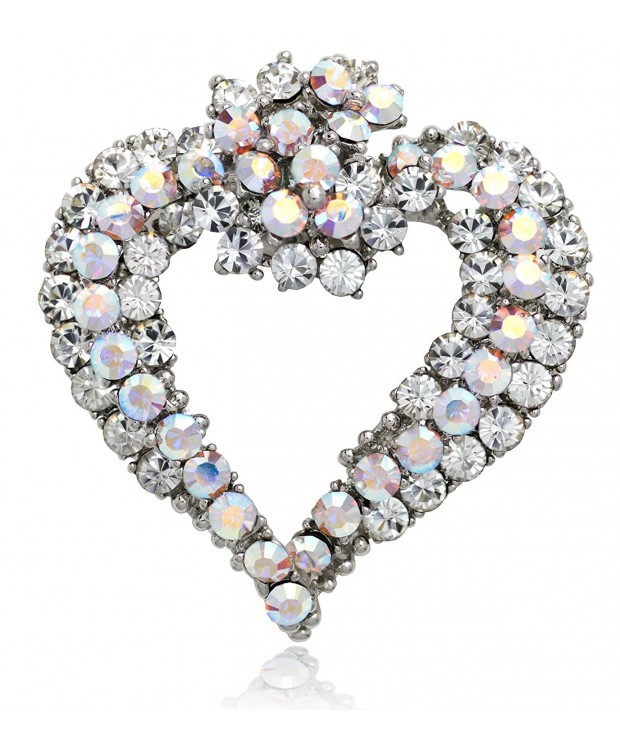 Akianna Silver tone Swarovski Crystals Valentine