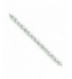 Sterling Silver Adjustable Diamond Cut Anklet