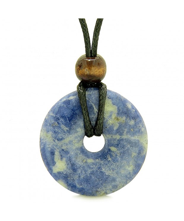 Amulet Positive Sodalite Healing Necklace