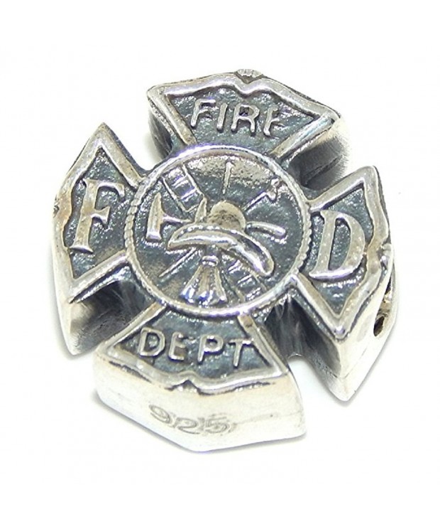 Solid Sterling Silver Firemans Shield